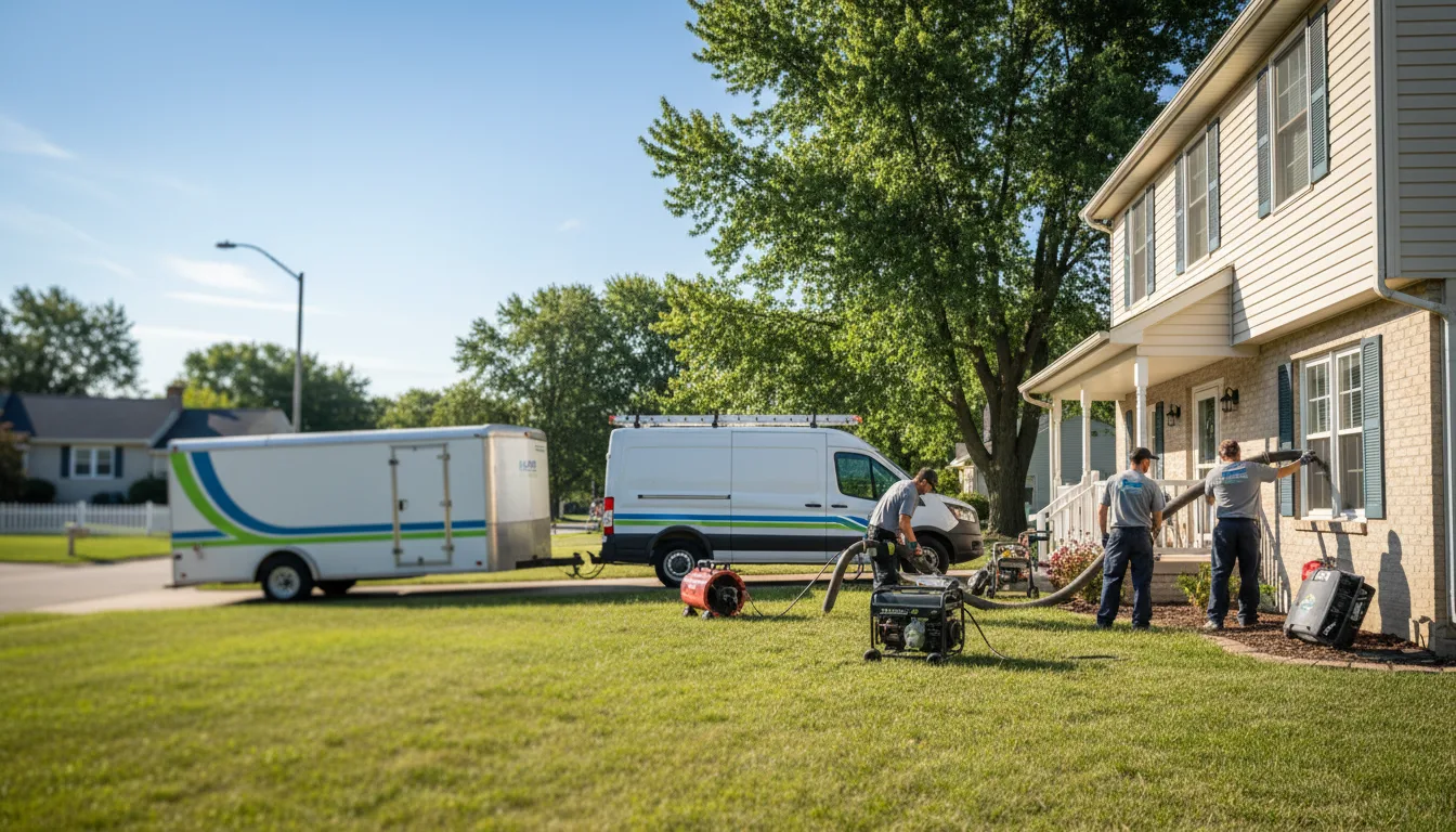 Flooded Basement Restoration And Cleanup With Repair in Belle Plaine, IA near me